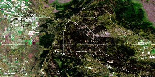 Marchand Satellite Map 062H08 at 1:50,000 scale - National Topographic System of Canada (NTS) - Orthophoto