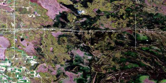 Richer Satellite Map 062H09 at 1:50,000 scale - National Topographic System of Canada (NTS) - Orthophoto