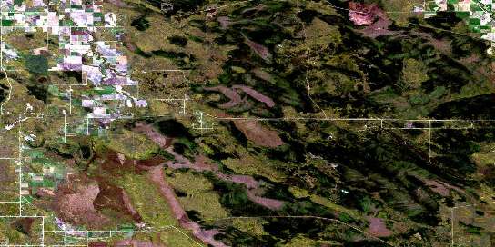 Vivian Satellite Map 062H16 at 1:50,000 scale - National Topographic System of Canada (NTS) - Orthophoto