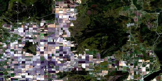 Air photo: Lac Du Bonnet Satellite Image map 062I08 at 1:50,000 Scale