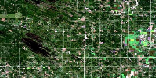 Fraserwood Satellite Map 062I11 at 1:50,000 scale - National Topographic System of Canada (NTS) - Orthophoto
