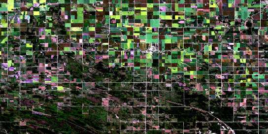 Air photo: Arborg Satellite Image map 062I14 at 1:50,000 Scale