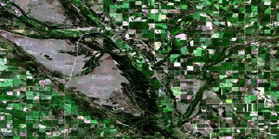 Air photo: Birtle Satellite Image map 062K06 at 1:50,000 Scale