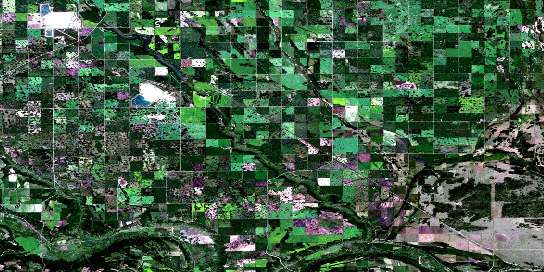 Spy Hill Satellite Map 062K12 at 1:50,000 scale - National Topographic System of Canada (NTS) - Orthophoto