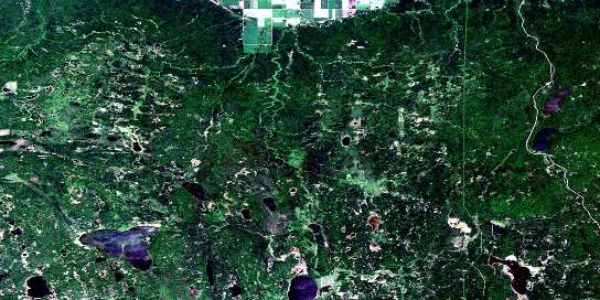 Air photo: Whitewater Lake Satellite Image map 062K16 at 1:50,000 Scale
