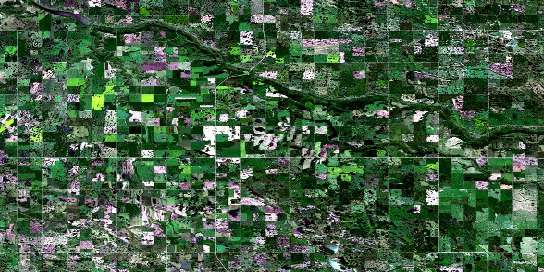 Langbank Satellite Map 062L01 at 1:50,000 scale - National Topographic System of Canada (NTS) - Orthophoto