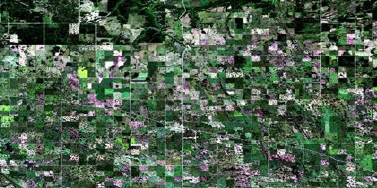 Whitewood Satellite Map 062L08 at 1:50,000 scale - National Topographic System of Canada (NTS) - Orthophoto