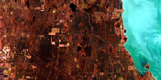 Cayer Satellite Map 062O06 at 1:50,000 scale - National Topographic System of Canada (NTS) - Orthophoto