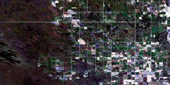 Air photo: Hodgson Satellite Image map 062P04 at 1:50,000 Scale