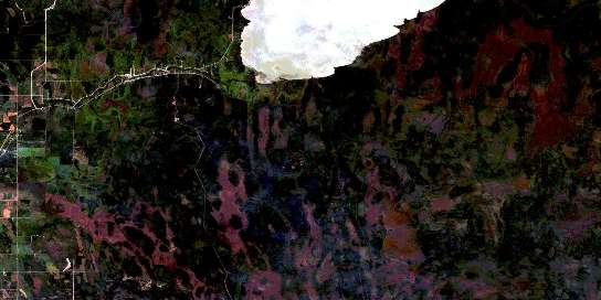 Air photo: Fisher River Satellite Image map 062P06 at 1:50,000 Scale