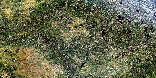 Air photo: Minago Creek Satellite Image map 062P09 at 1:50,000 Scale