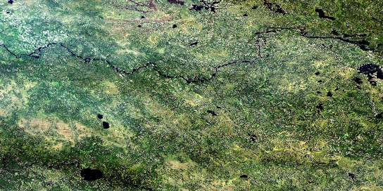Air photo: Short Lake Satellite Image map 063A01 at 1:50,000 Scale