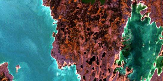 Air photo: Chisaki Lake Satellite Image map 063B04 at 1:50,000 Scale