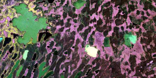 Air photo: Chitek Lake Satellite Image map 063B06 at 1:50,000 Scale