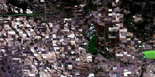 Air photo: Nut Lake Satellite Image map 063D05 at 1:50,000 Scale