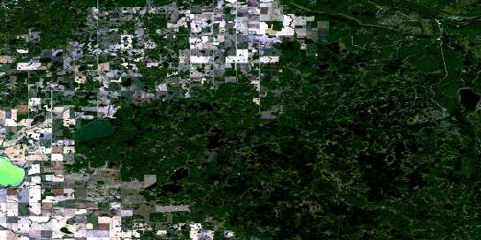 Air photo: Klogei Lake Satellite Image map 063D06 at 1:50,000 Scale