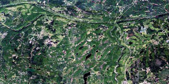 Reserve Satellite Map 063D07 at 1:50,000 scale - National Topographic System of Canada (NTS) - Orthophoto