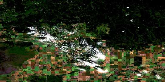 Air photo: Mistatim Satellite Image map 063D14 at 1:50,000 Scale