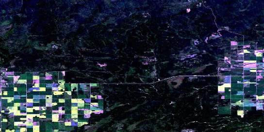 Air photo: Prairie River Satellite Image map 063D15 at 1:50,000 Scale