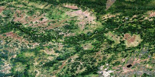 Air photo: Anderson Falls Satellite Image map 063H06 at 1:50,000 Scale