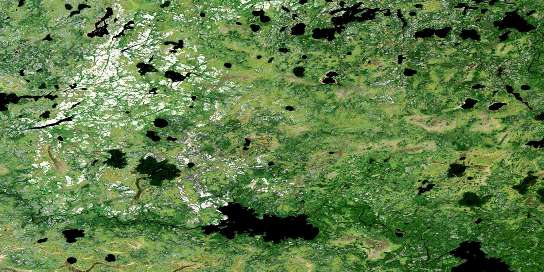 Air photo: Costes Lake Satellite Image map 063H14 at 1:50,000 Scale