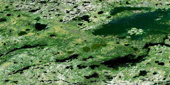 Air photo: Beach Lake Satellite Image map 063H16 at 1:50,000 Scale