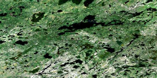 Little Bolton Lake Satellite Map 063I01 at 1:50,000 scale - National Topographic System of Canada (NTS) - Orthophoto