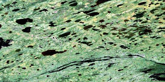 Air photo: Dubinsky Lake Satellite Image map 063I16 at 1:50,000 Scale