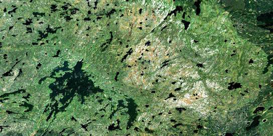 Elbow Lake Satellite Map 063K15 at 1:50,000 scale - National Topographic System of Canada (NTS) - Orthophoto