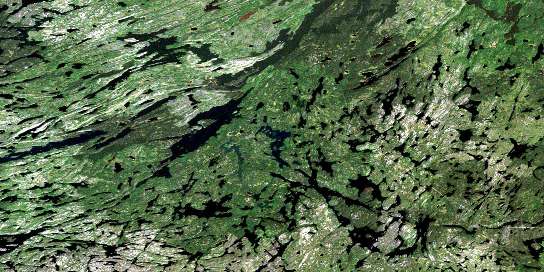 Rothnie  Lake Satellite Map 063M13 at 1:50,000 scale - National Topographic System of Canada (NTS) - Orthophoto