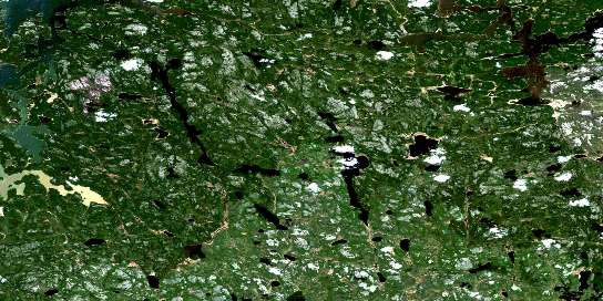 Air photo: Pahayo Lake Satellite Image map 063N09 at 1:50,000 Scale