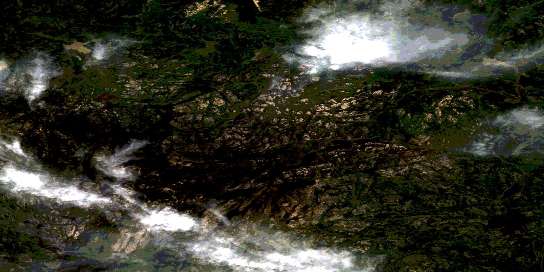 Air photo: Pukatawagan Satellite Image map 063N11 at 1:50,000 Scale