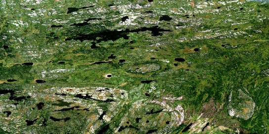 Air photo: Wimapedi Lake Satellite Image map 063O04 at 1:50,000 Scale
