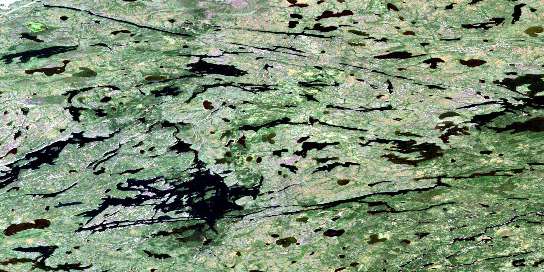 Air photo: Cotton Lake Satellite Image map 063P02 at 1:50,000 Scale