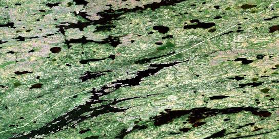 Air photo: Bear Head Lake Satellite Image map 063P09 at 1:50,000 Scale