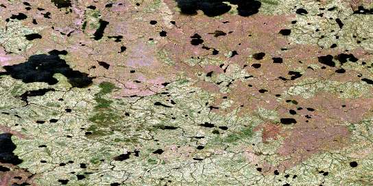Christie Lake Satellite Map 064A15 at 1:50,000 scale - National Topographic System of Canada (NTS) - Orthophoto
