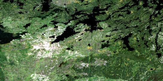 Air photo: Kamatsi Lake Satellite Image map 064D01 at 1:50,000 Scale