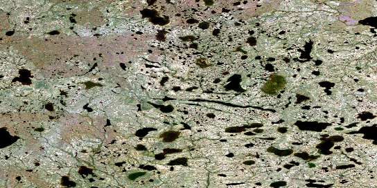 Air photo: Einarson Lake Satellite Image map 064H16 at 1:50,000 Scale