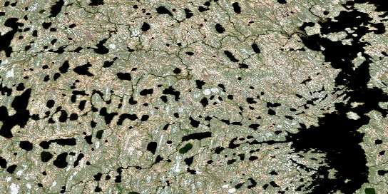 Air photo: Blyth Lake Satellite Image map 064I03 at 1:50,000 Scale