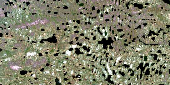 Legary Lake Satellite Map 064I05 at 1:50,000 scale - National Topographic System of Canada (NTS) - Orthophoto