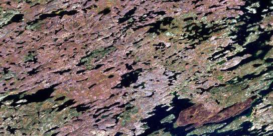 Air photo: Killock Bay Satellite Image map 064L11 at 1:50,000 Scale