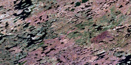 Air photo: Bentley Lake Satellite Image map 064L14 at 1:50,000 Scale