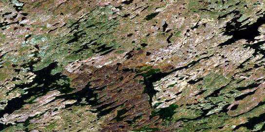 Air photo: Bannock Lake Satellite Image map 064L15 at 1:50,000 Scale