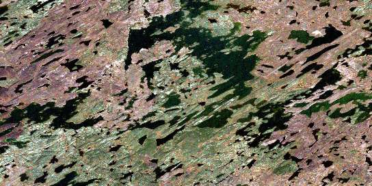 Air photo: Bickerton Lake Satellite Image map 064M03 at 1:50,000 Scale