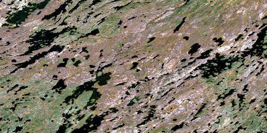 Air photo: Gebhard Lake Satellite Image map 064M14 at 1:50,000 Scale
