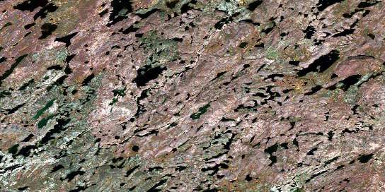 Air photo: Colbeck Lake Satellite Image map 064N03 at 1:50,000 Scale