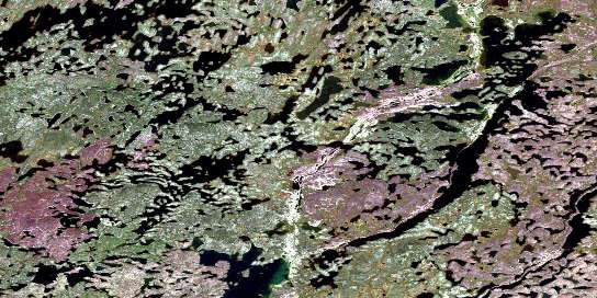 Air photo: Booth Lake Satellite Image map 064O05 at 1:50,000 Scale