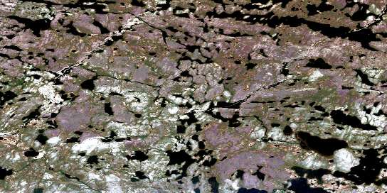 Air photo: Sandhill Lake Satellite Image map 064O07 at 1:50,000 Scale