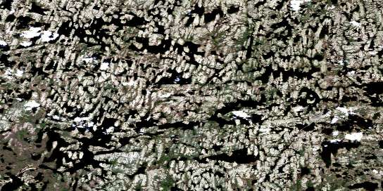 Air photo: Croll Lake Satellite Image map 064O09 at 1:50,000 Scale