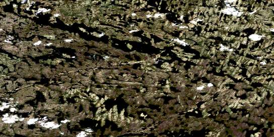 Askey Lake Satellite Map 064O10 at 1:50,000 scale - National Topographic System of Canada (NTS) - Orthophoto